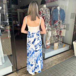 VESTIDO CROPPED FARM ALCA BRASIL RIO IPANEMA