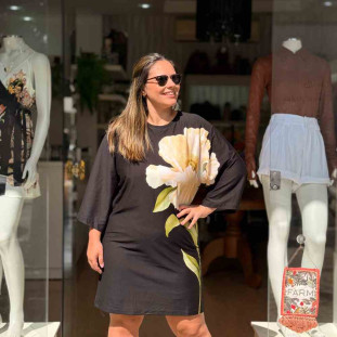 VESTIDO TSHIRT BIG PAPOULA  FARM