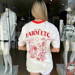 T SHIRT FARM  IPANEMA SILK FEIRA FARM ETC OFF