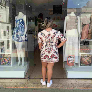 VESTIDO TSHIRT BASICO BOHOFLOR