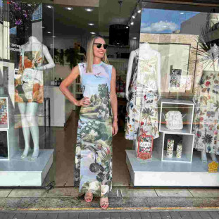 VESTIDO SOBREPOSICAO TULE BOA VISTA