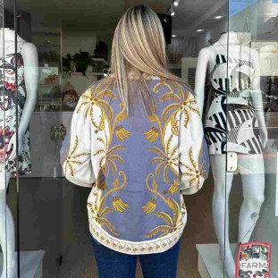 CARDIGAN TRICOT OURINHO TROPICAL