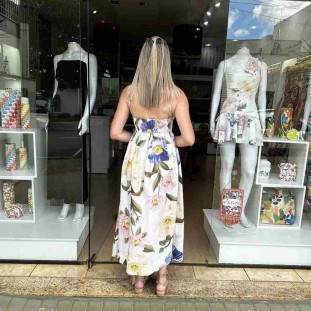 VESTIDO CROPPED FLORAL LOLA