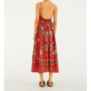 VESTIDO LONGO FARM SONHO DE PAVAO