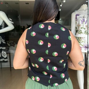 BLUSA COLETE POA DE ARARINHA FARM