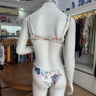 BIQUINI MEIA TACA FLORAL LUMA FARM