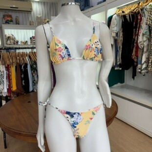 BIQUINI LACINHO DOUBLE FLORAL LENI FARM