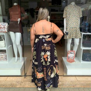 VESTIDO LONGO SELOS DO BRASIL FARM
