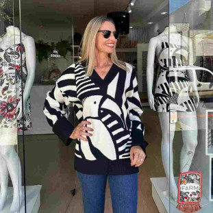 PULL TRICOT DECOTE V TUCA LEGAL