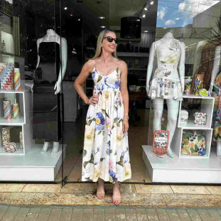 VESTIDO CROPPED FLORAL LOLA