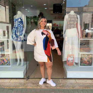 VESTIDO TSHIRT BIG ARARAQUARA