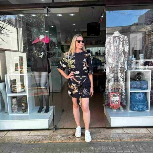 VESTIDO CURTO FARM SELOS DO BRASIL