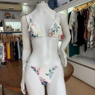 BIQUINI LACINHO DOUBLE FLORAL LENI FARM