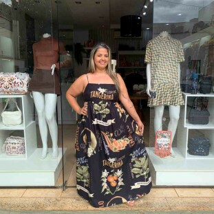 VESTIDO LONGO SELOS DO BRASIL FARM