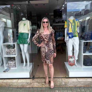 VESTIDO CURTO FARM CAMU