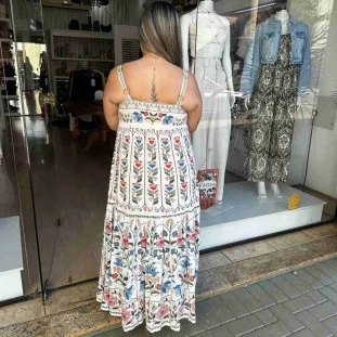 VESTIDO LONGO JARDIM BELEZA