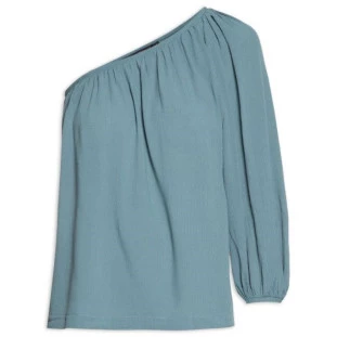 BLUSA DECOTE CADARCO AZUL MEDITERRANEO