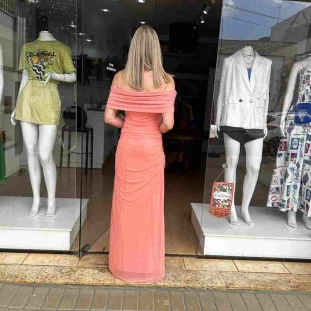 VESTIDO TULE MAXI ESTRELICIA