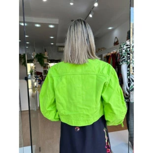 JAQUETA SARJA VERDE TINKERBEL