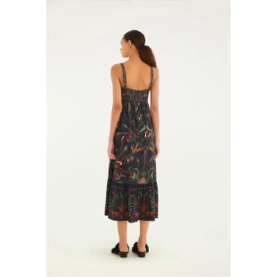 VESTIDO MIDI FLORESTA DOCE FARM