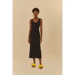 VESTIDO DECOTE REGATA RIB