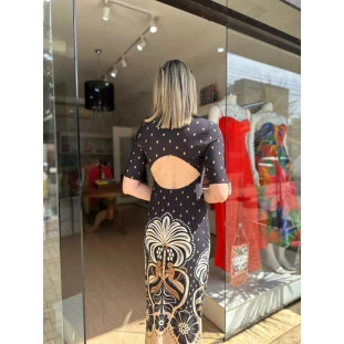 VESTIDO MIDI ESPLENDOR TROPICAL
