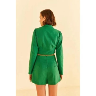 BLAZER CROPPED VERDE