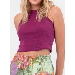 REGATA CROPPED RIB ROXO