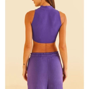 TOP RIB GOLINHA VIES ROXO QUARTZO
