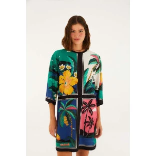 VESTIDO TSHIRT BIG OASIS LENCO