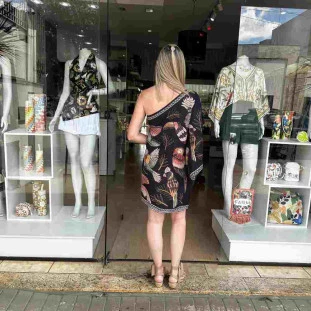 VESTIDO OMBRO SO RECANTO DOS PASSAROS