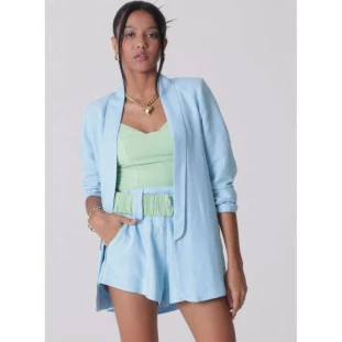 BLAZER LINHO AZUL TRON TURQU