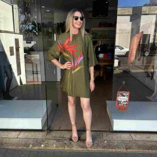 VESTIDO TSHIRT MAXI ESTRELICIA