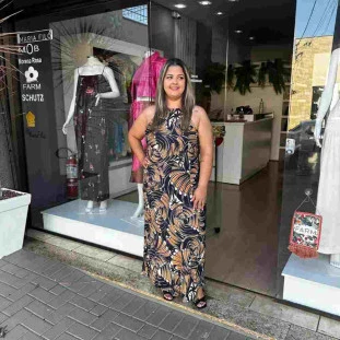 VESTIDO CROPPED LEQUE DE TUCANOS