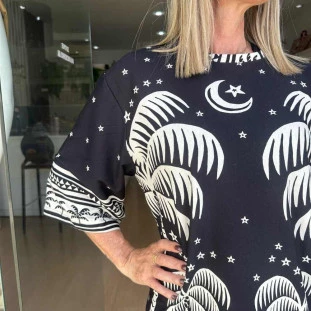 VESTIDO TSHIRT  FARM BIG COQUEIRAL