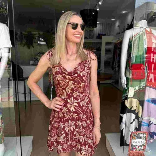 VESTIDO CURTO HARAS E