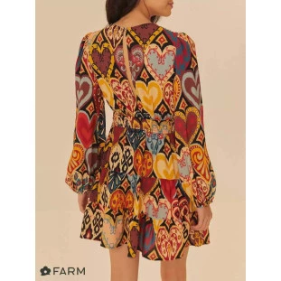 VESTIDO CURTO CORACAO DE INVERNO