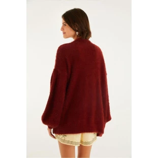 CARDIGAN TRICOT PELINHO FARM