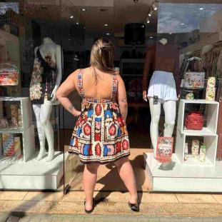 VESTIDO CURTO ANTUERPIA LENCO