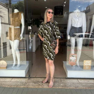 VESTIDO TSHIRT FARM TUCANO GRAFICO