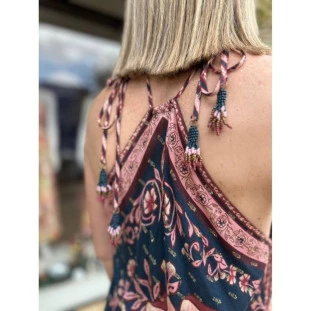 VESTIDO CROPPED JARDIM DO BOHO