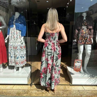 VESTIDO MIDI LINEIA