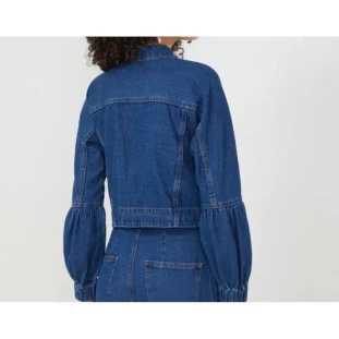 JAQUETA JEANS RECORTES