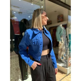 JAQUETA SARJA AZUL METEORITE