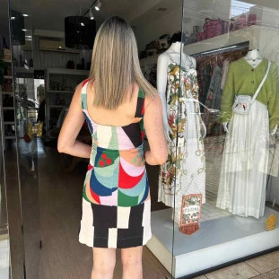 VESTIDO CURTO ALCA RECANTO DOS COQUEIROS