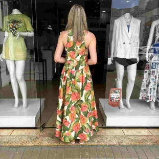 VESTIDO LONGO ANTURIO CORRIDO