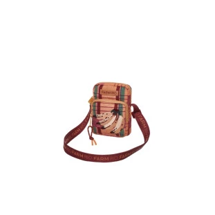 BOLSA DA GEMA FARM SOFIA XADREZ LARANJA