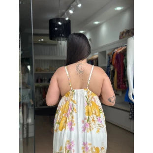 VESTIDO CROPPED FLOR DO CAMPO