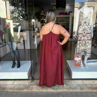 VESTIDO OMBRO SO LONGO