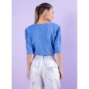 BLUSA OPEN AZUL BELLY